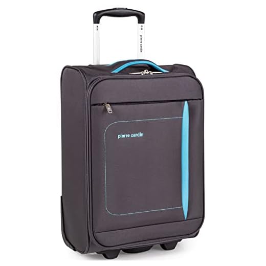 Maleta de 19 pulgadas con ruedas, extra pequeña, 2 ruedas deslizantes en línea Atlas de Pierre Cardin | 1,8 kg 50 cm 23,6 litros