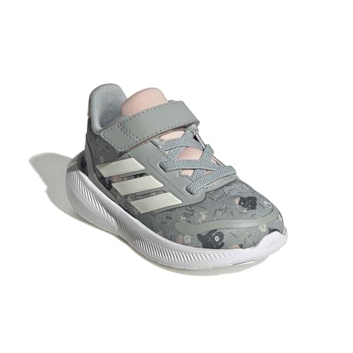 Image of adidas Baby Marvel Run Falcon 5 Elastic Lace & Strap Shoe