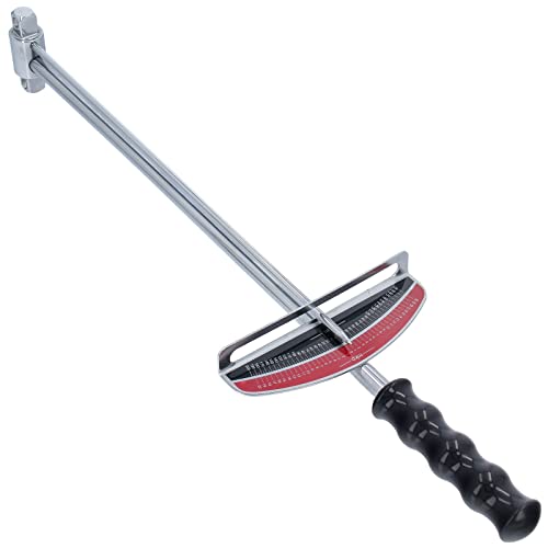 GEPCO Advanced Technology Drehmomentschlüssel Schraubenschlüssel mit Doppelskala (Doppelseitigem Antrieb) rechts-links 1/2-Antrieb Stufenlos 0-200 NM