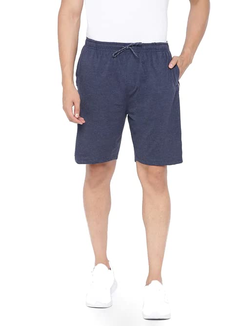 Image of KART BLACK Plus Sizes Men's Cotton Knee Length Shorts(M,L,XL,XXL,3XL,4XL,5XL Shorts) | Casual and Night Wear Mens Shorts