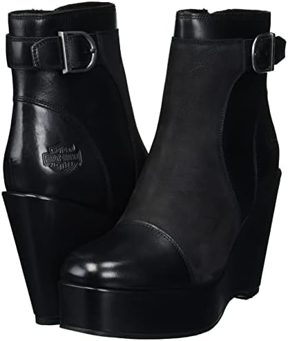 HARLEY-DAVIDSON FOOTWEAR Women's Celina 5" Wedge Fashion Boot, Black, 8 | Image 6