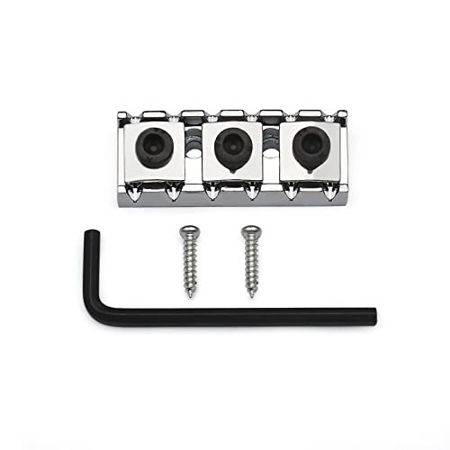 Saphue 42Mm Guitar Tremolo Bridge Locking Nut 1-11/16"For Floyd Rose Style Electric Guitar Tremolo Bridge Lock System (Chrome) #TOP22