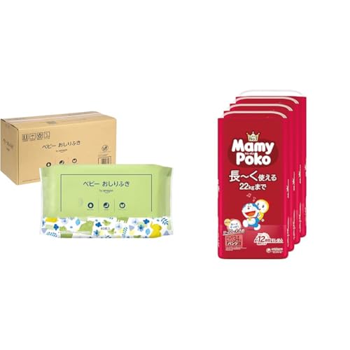 by Amazon �y�Z�b�g�����z �x�r�[ ������ӂ� ���� 99% ���{�� �p���x���t���[ ������ 80�V�[�g (x 20��) [�P�[�X�i](MamaBear)+�y�r�b�O�T�C�Y�z�}�~�[�|�R�p���c �h�������� (12~22kg)136��(34��×4) [�P