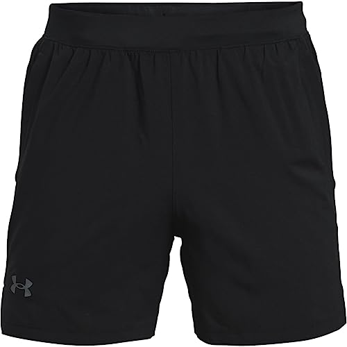 Image of Under Armour Mens Launch 5 Shorts Black/Reflective S