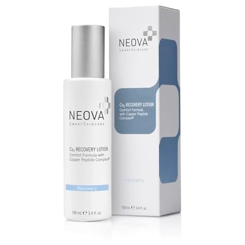 NEOVA SmartSkincare Cu3 Recovery Lotion with Copper Peptide keeps skin calm, soothed and hydrated. Cover