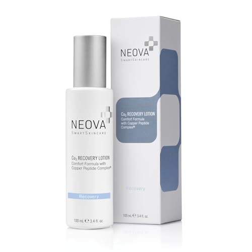 NEOVA SmartSkincare Cu3 Recovery Lotion with Copper Peptide keeps skin calm, soothed and hydrated.