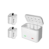 3000 mAh Upgraded 123a Lithium Rechargeable Batteries for Arlo Security Camera VMK3200/VMC3030/VMS3330/3430/3530 Replacement Arlo Rechargeable Battery and Charger, 2 Pack