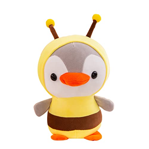 TOYANDONA Vestida de Abelhas Traje Pinguim Boneca de Pelúcia Brinquedos de Pelúcia Bicho de Pelúcia