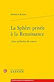 La Sphère privée à la Renaissance: « Les cachettes du coeur »