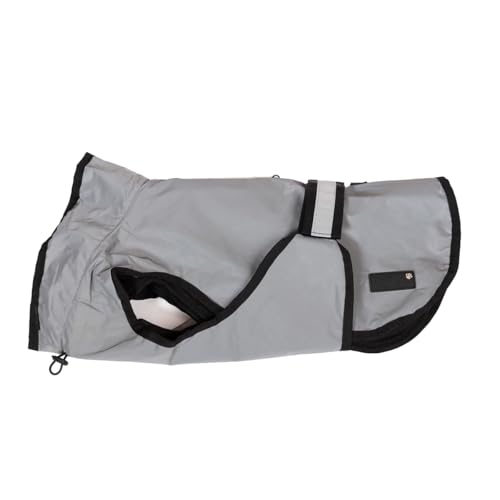 Danish Design 3-in-1-Hundemantel, reflektierend, 57 cm, wetterfest, mit Fleece gefüttert, stilvoller Regenmantel für Hunde