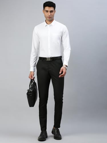 Image of RAMRAJ COTTON Men Full Sleeve Shirt | Prestigious Fit | Elegant Daily Formal Wear