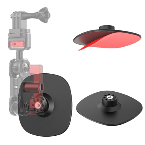 Adaptador de rosca interna 1/4 con base adhesiva extraíble para cámaras de acción 2