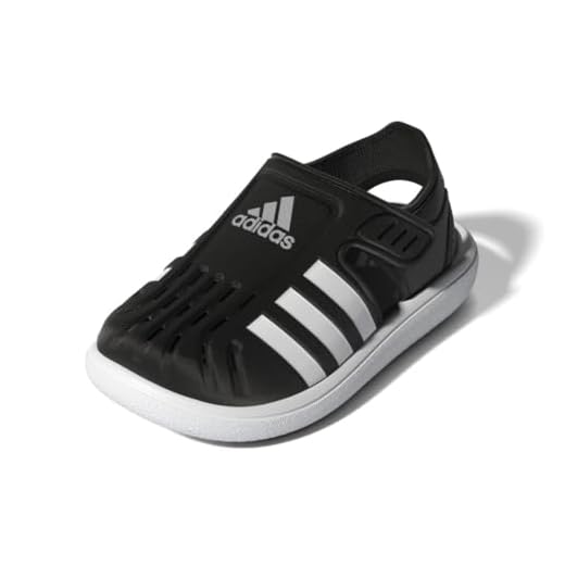 adidas Water Sandal (Infant/Toddler) Black/White/Black 8 Toddler M