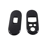 Coche Ajuste Interior Para Mini para Cooper F56 2014-2021 estilo de fibra de carbono ABS interruptor de ventana de puerta de coche cubierta de Control adornos de repuesto Ajuste interior automóvil