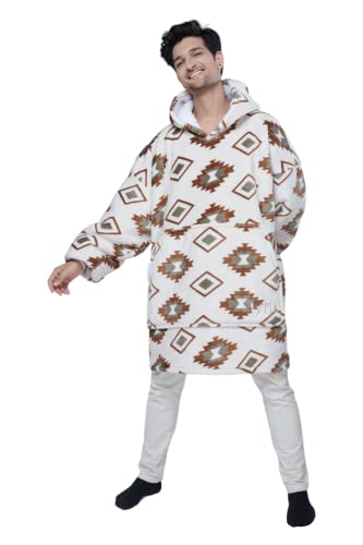 LAMA STORE Wearable Sherpa Blanket Hoodies for Women & Men | Thick & Warm, Oversized Hoodie Blanket with Large Front Pockets LAMA STORE Wearable Sherpa Blanket Hoodies for Women & Men | Thick & Warm, Oversized Hoodie Blanket with Large Front Pockets