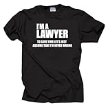 Lawyer T-shirt Attorney Tee Shirt Large Black