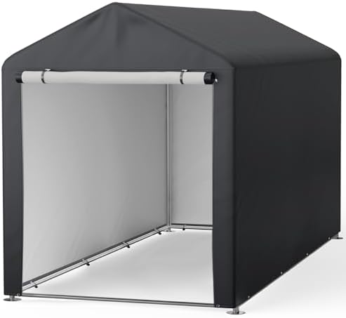 XEMQENER Bike Storage Shed 5x7 FT, Waterproof Outdoor Bike Tent, ...