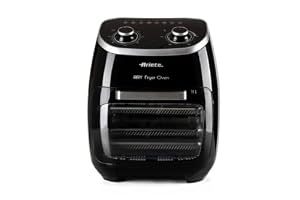 Ariete 4619 Airy Fryer Oven - Friggitrice ad Aria e Forno Elettrico con Girarrosto - Cestello Rotante - Essiccatore - 2000 Watt - 11 Litri - Nero Oven 11 Litri Nero