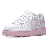 Nike Force 1 (PS), Sneaker, Blanco (White/Pink Foam), 28.5 EU