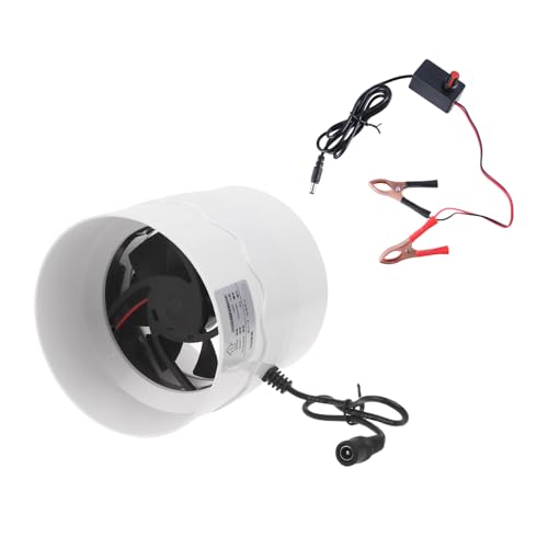 Ventilador multiusos de alta velocidad de 4000 rpm y 110 mm con opción de fuente de alimentación de 12 V para proyectos y cocina al aire libre