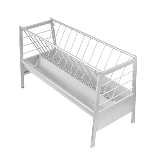 Goat Hay Feeder,5-Feet Long Sheep Feeder | Heavy Duty Feed