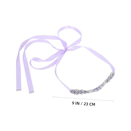 Dazzling Purple Waist Ribbon for Dresses Jeans for Weddings Proms Formal Gatherings Eye Catching Costume Belt with Durable Craftsmanship2