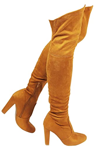 Women's Over The Knee Boot - Sexy Thigh High Boot - High Chunky Heel Platform Shoe - Comfortable Boot #TOP9