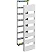 Produktbild Hager Serie FW/FWB VI  Kit Verteilung 5 Reihen 12 Module für Box Einbau, White