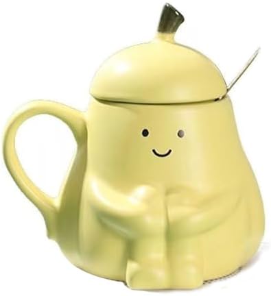 Hugging Novelty Coffee Mugs,Pottery Pear Tea Cup,Ceramic Mug,Porcelain ...