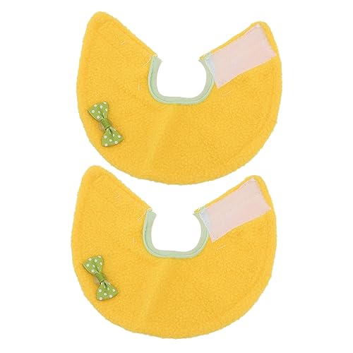 DECHOUS Pet Bird Collar Protective Parrot Collar 2pcs Bird Neckband for Easy On/Off Random Color