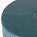 HomePop Round Leatherette Storage Ottoman with Lid, Teal
