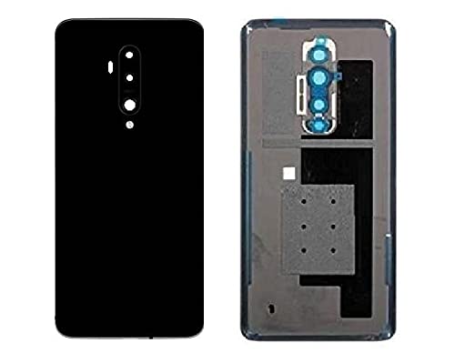 Body Back Panel with Adhesive Sticker Camera Lens Flash Diffuser Compatible with Oneplus 7T Pro- Made of Glass (Mirror Grey)-picture-14
