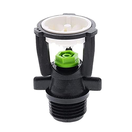 Ysbs Micro Drip Irrigation, 1/2" External Thread Rotating Sprinklers Mini Wobbler Irrigation Water Spray Sprinkler Farm 360 Degree Rotary Watering Nozzles.(5 Pcs) #TOP1