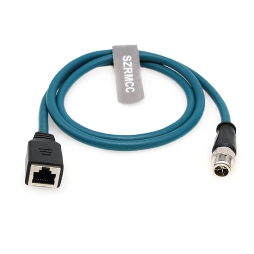 Cable Ethernet SZRMCC M12 8 Pin a RJ45 1 m miniatura 2