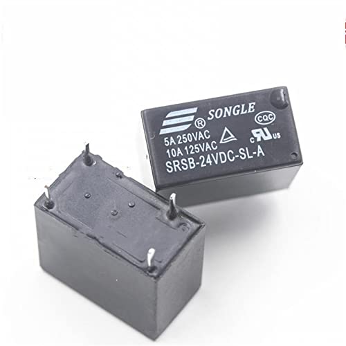 Relés SRSB-05VDC-SL-A de 5V para conectar microcontroladores a cargas de 250VAC 3