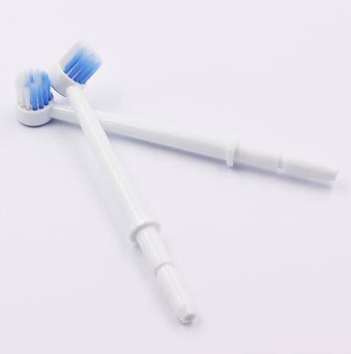 LEZHISNUG Zamienne końcówki kompatybilne z Waterpik WP-667; 4 końcówki głowicy szczotki; do wody wodnej Aquarius WP-660 WP-100 WP-900 WP-580