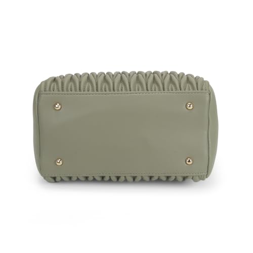 Image of Mochi Women Casual Pu Soft Body Zipper Closure Solid Sling Bag With 2 Pocket And 1 Compartments