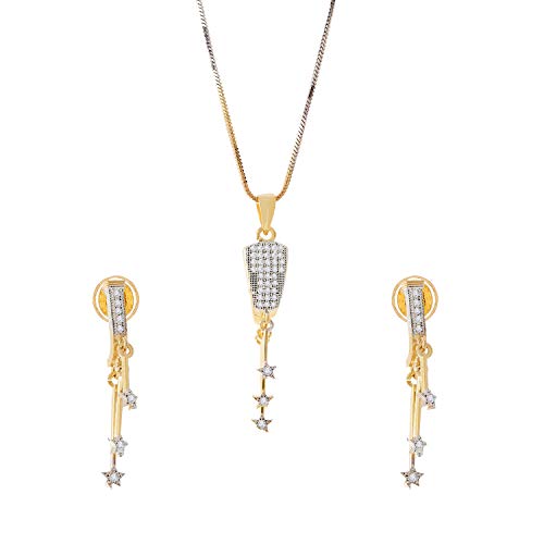 Heart Shape Ad Pendant Necklace Set & Big Size Pendant (Design 7)