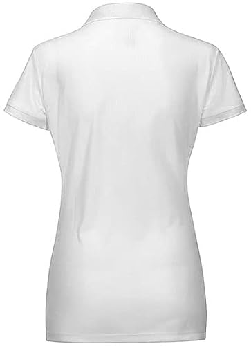 Premium Wear Polo T-Shirt For Junior Girls – High-Performance Moisture Wicking Fabric | White - Small #TOP1