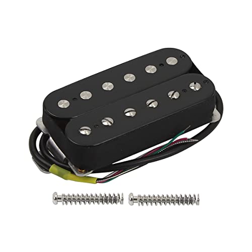 Fleor Electric Guitar Pickup Double Coil Humbucker Pickups 52Mm Ceramic Bridge Pickup - Black #TOP2