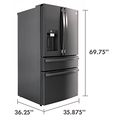 Kenmore 72797 French Door Refrigerator, Black #TOP1