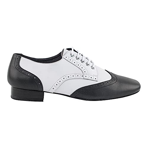 Very Fine Mens Zephyr Latin Ballroom Salsa Tango Waltz Smooth Swing Two Tone Dance Shoe, Black And White, 10.5 Us #TOP1