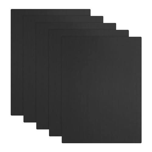 Rebower 5 PCS Black Foam Board 18x24 Inch, Foam Boards 3/16 Inch Thick Foam Poster Board, [for Presentation Projects, Art Crafts, Poster Making]