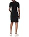 DKNY mens Dkny Sport Women's Sneaker Casual Dress, Black With Black/White Logo Tape, X-Large US