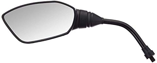 Image of Uno Minda RV-2009L Shatterproof Glass Rear View Mirror-Left Hand for TVS Apache, Apache 160 RTR