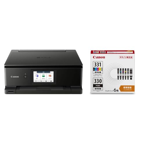 �L���m�� Canon �v�����^�[ A4 �C���N�W�F�b�g�����@ PIXUS TS8830 �u���b�N + �����C���N6�F�Z�b�g�iBCI-331+BCI-330/6MP�j