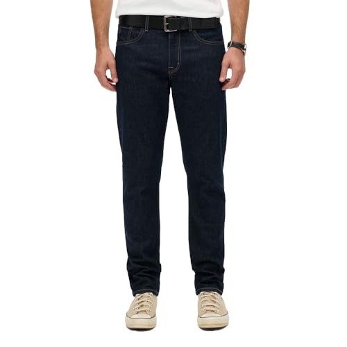 Superdry Unisex Vintage Slim Straight Jeans Hose, Blau (Rinse Blue), 28