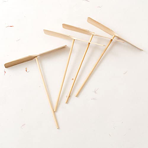 �|�Ƃ�� ���n 4�{�Z�b�g (KS) Japanese propeller toy of bamboo