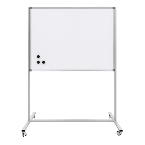 Mıknatıslı Mobil Ayaklı Beyaz Yazı Tahtası 90x120 cm