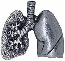 Jim Clift Design Lungs Lapel Pin - 1 Count